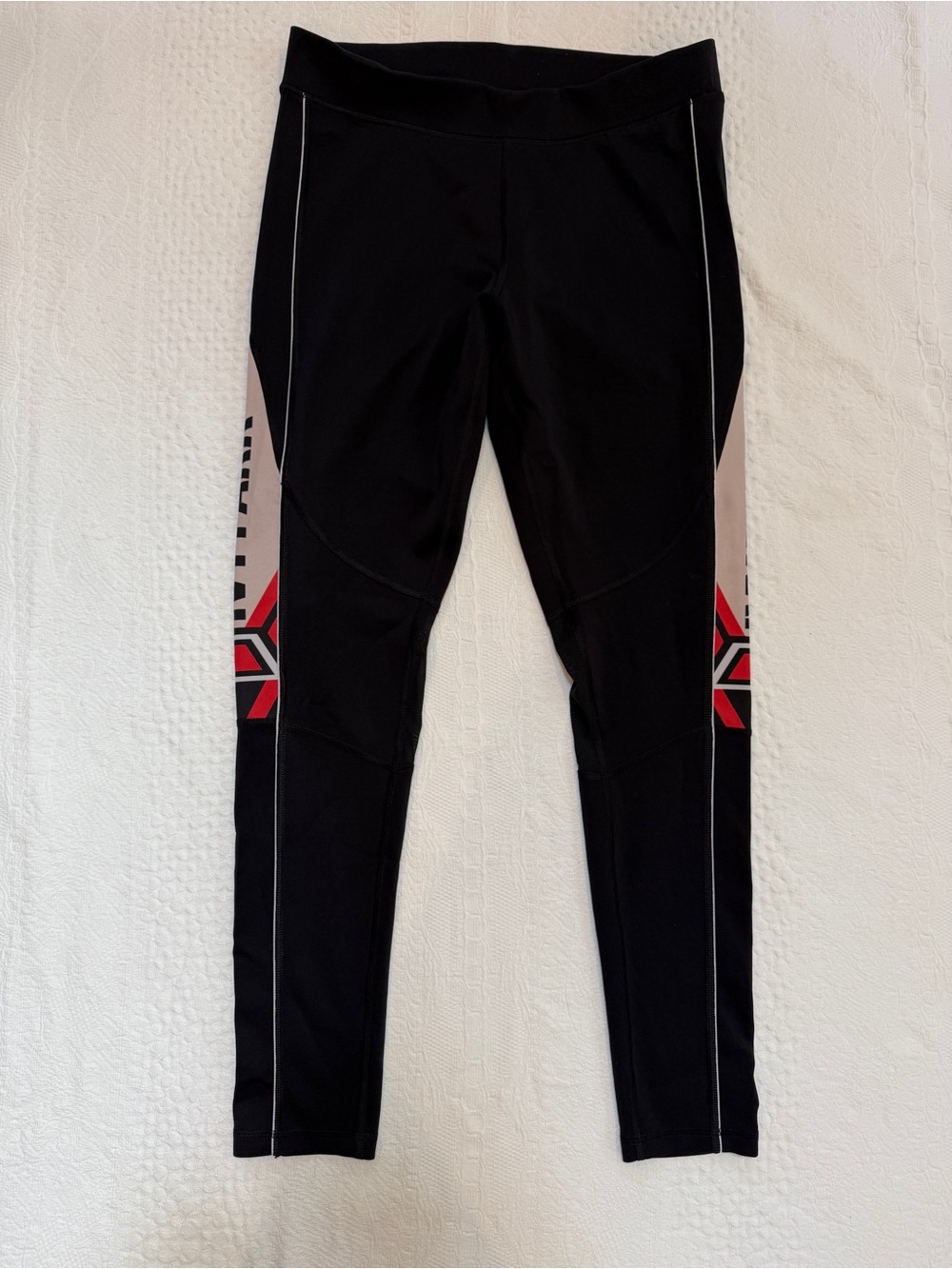 Ivy Park Leggings Women’s Size Large L Black Color Block